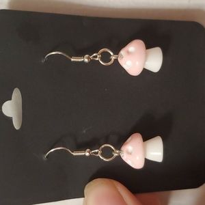 Mushroom Earrings 🍄